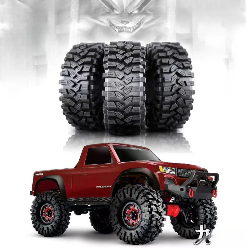 

1.9" Wheel Tires All-Terrain 120*48mm for 1:10 RC Rock Buggy Crawler Car TRX4 Axial SCX10 90046