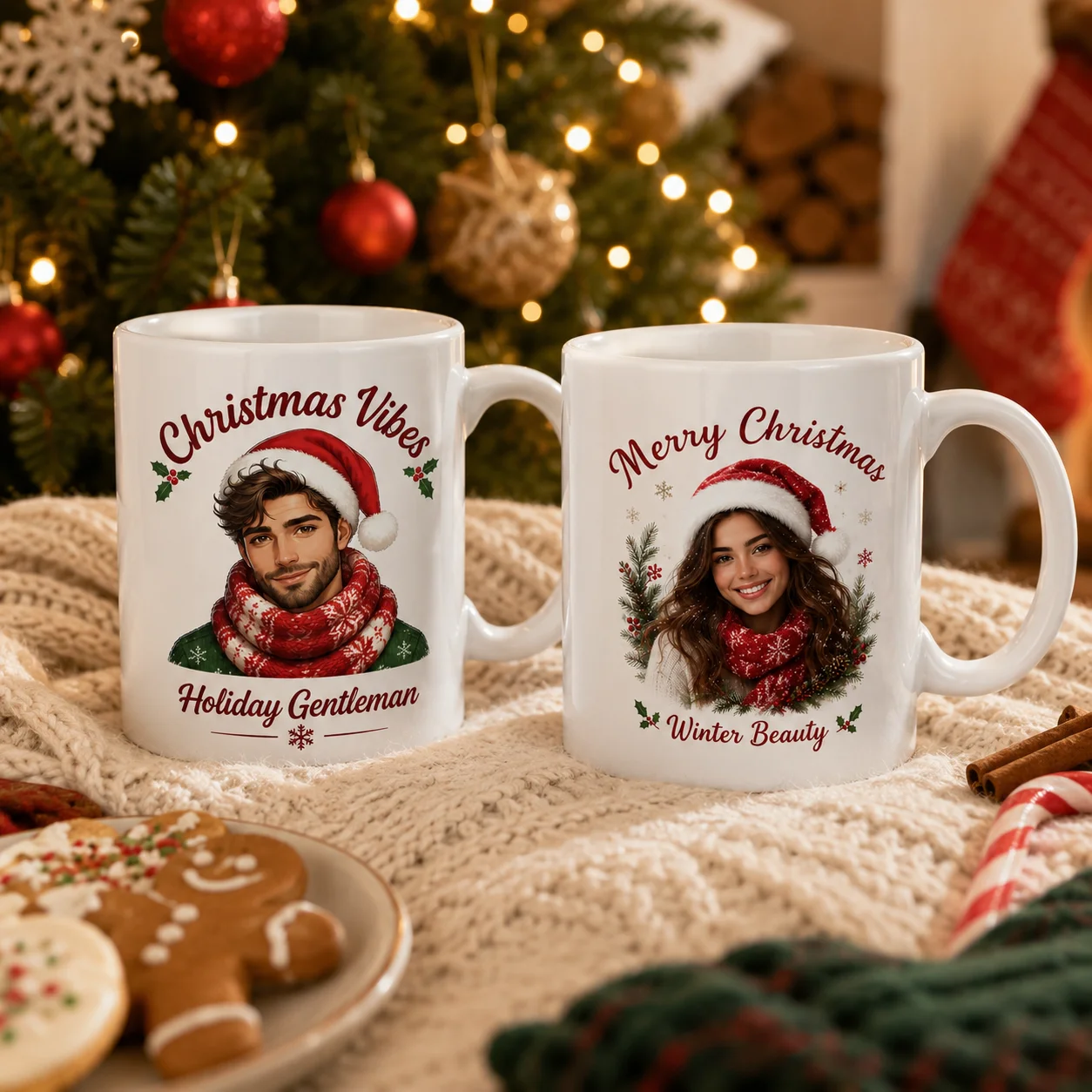 Custom Design Personalized DIY Photo Mug with Printed Logo and Text