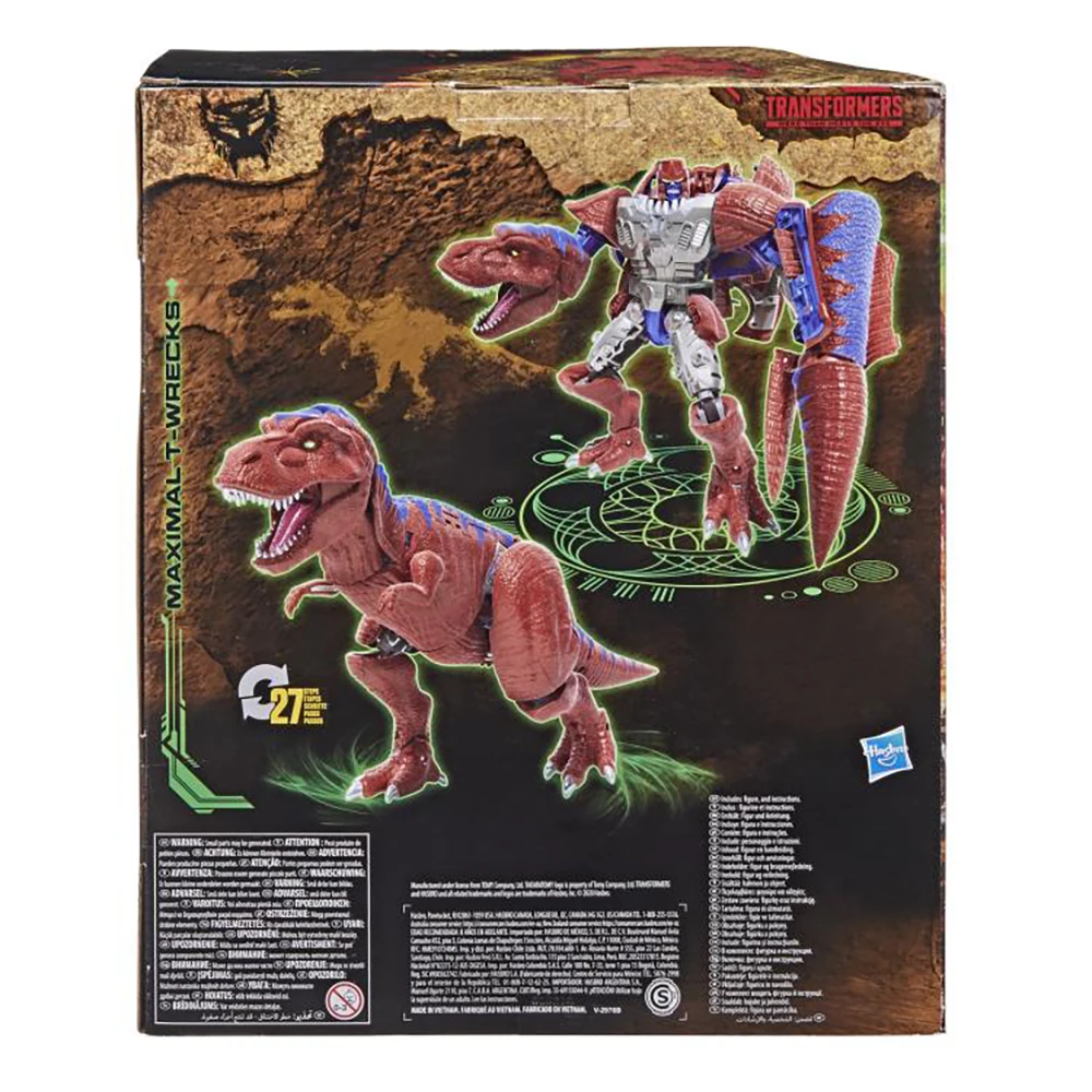 [In-Stock] Hasbro Transformers War for Cybertron Kingdom T-Wrecks Exclusive 19cm Leader Class Anime Figure Model Collection Toys