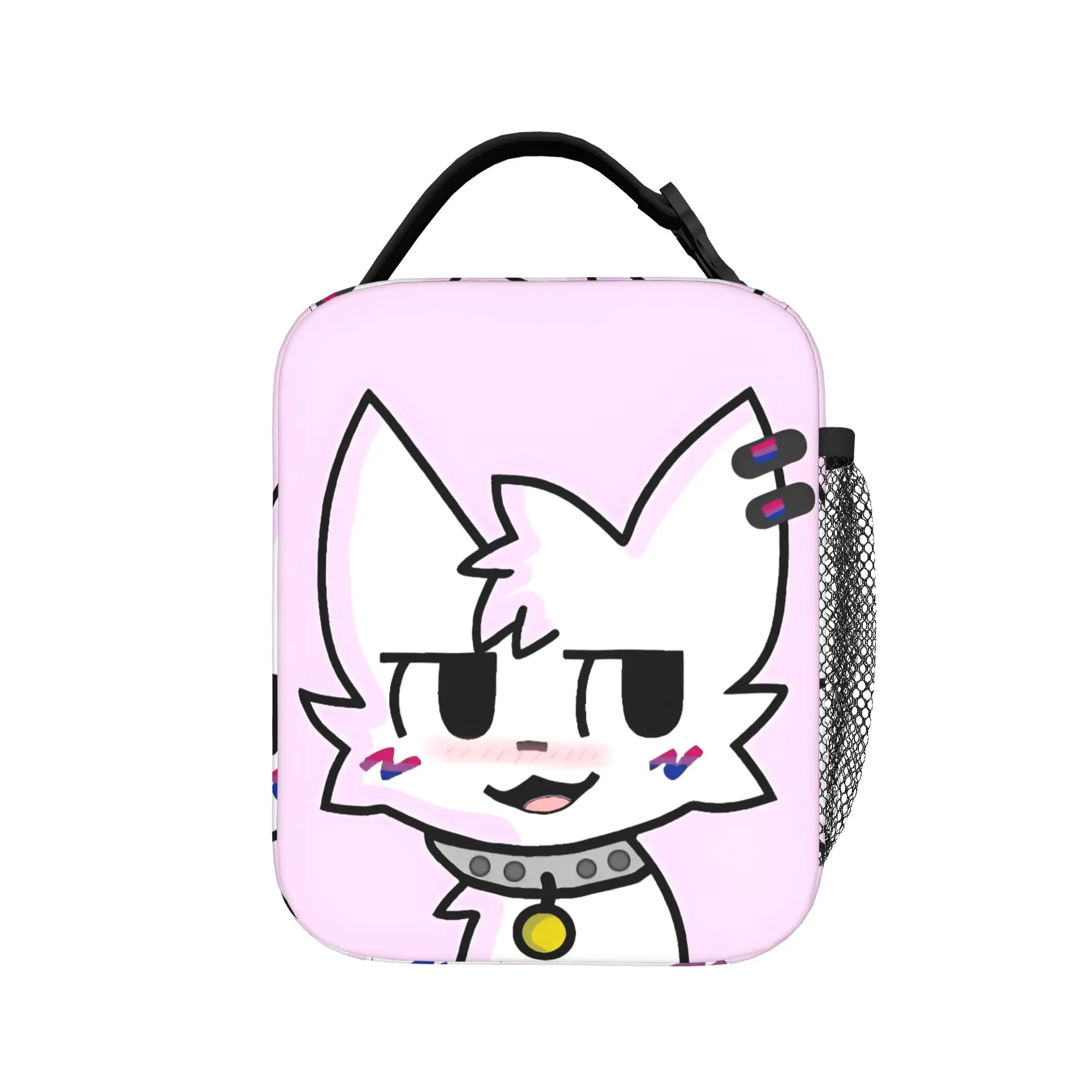 Boykisser Insulated Lunch Bags Cooler Bag Reusable,Meal Container Cat Large Tote Lunch Box Men Women Office  Outdoor