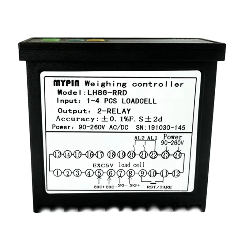 LH86-RRRRD Digital Weighing Controller Meter บรรจุเครื่องมือควบคุมจอแสดงผล LED Controller 1-4 โหลดเซลล์