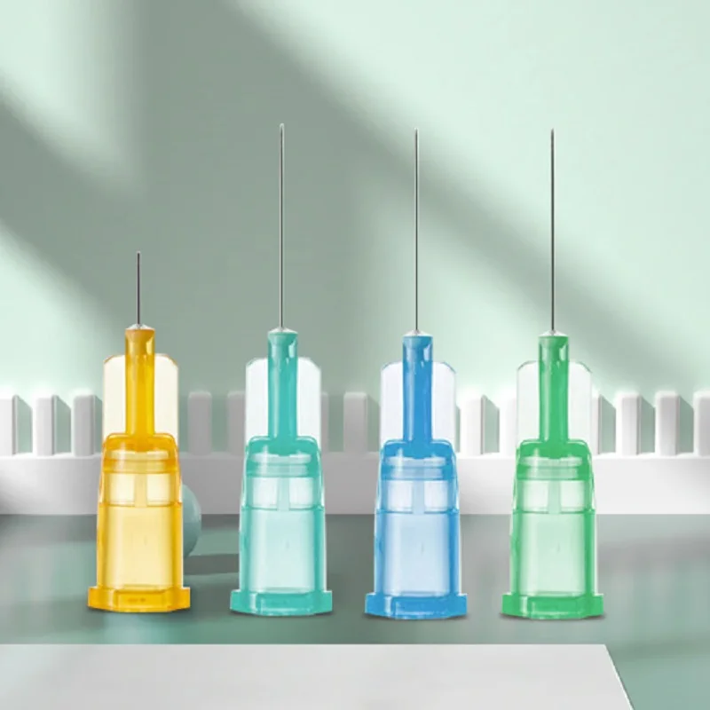 Sterile Small Needle Irrigator 18G 25G 31G 32G 34G 1.5mm Disposable Syringes For Eyelid Lip Face Filler Tool
