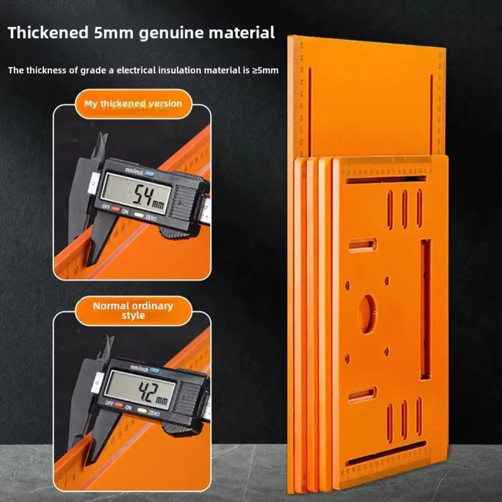 Punch-Free Cutting Machine Base Plate 45° Diagonal Cutting 90° Flat Cutting Circular Saw Insert Plate Strong Compatibility