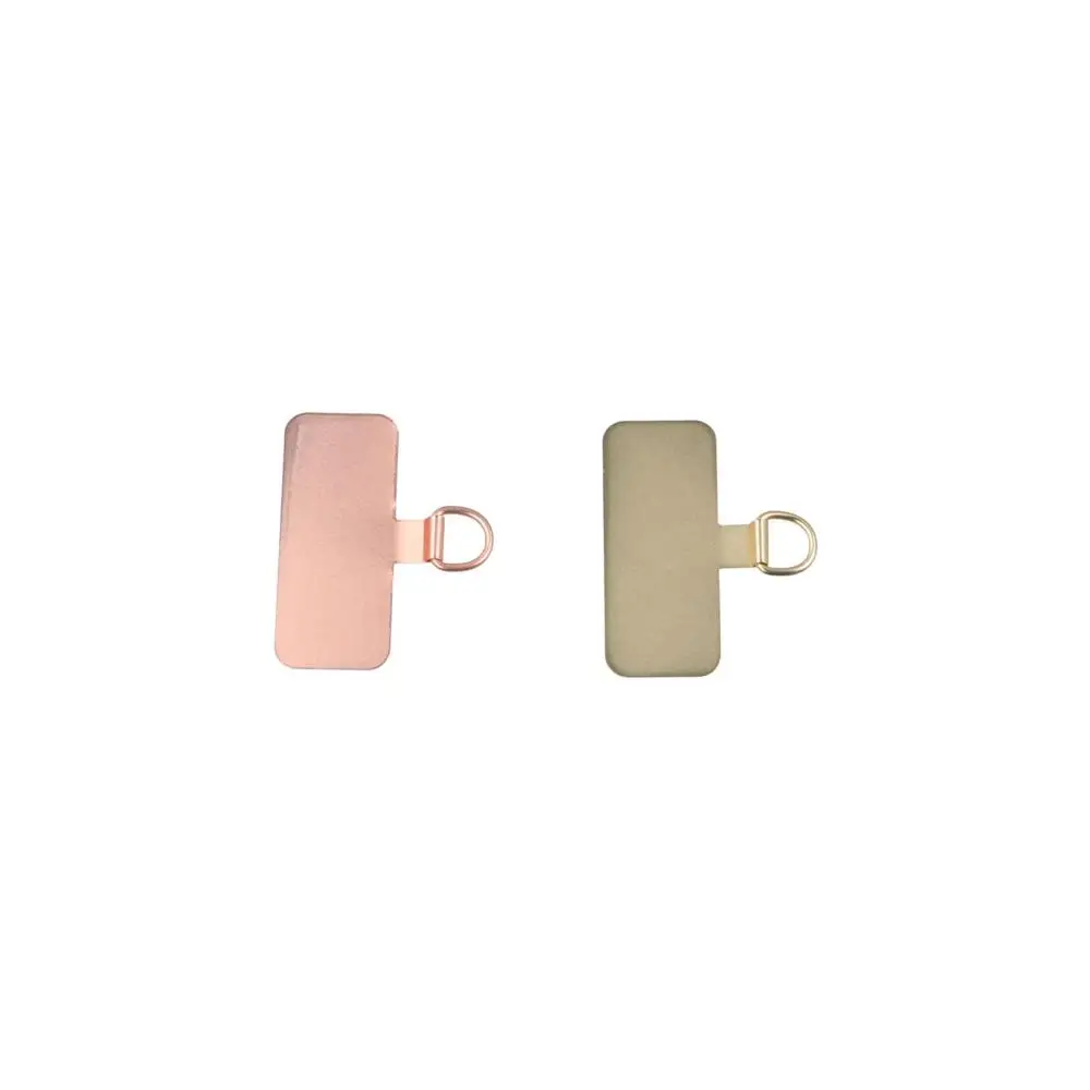 Stainless Steel Phone Lanyard Gasket Detachable Hanging Cord Metal Phone Patch Metal Ultra Thin Phone Card Clip Replacement