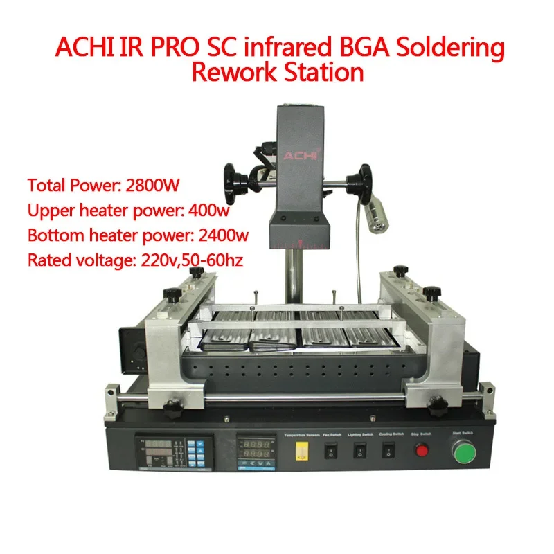 

High Quality Infrared BGA Soldering Rework Station For Motherboard Chip PCB Refurbished Repair Machine f\For ACHI IR-PRO-SC