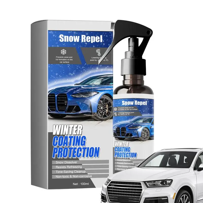 

Winter Window Frost Spray 3.38oz Defroster Spray For Car Windshield Instantly Winter Glass Frost Spray Works On Key Locks