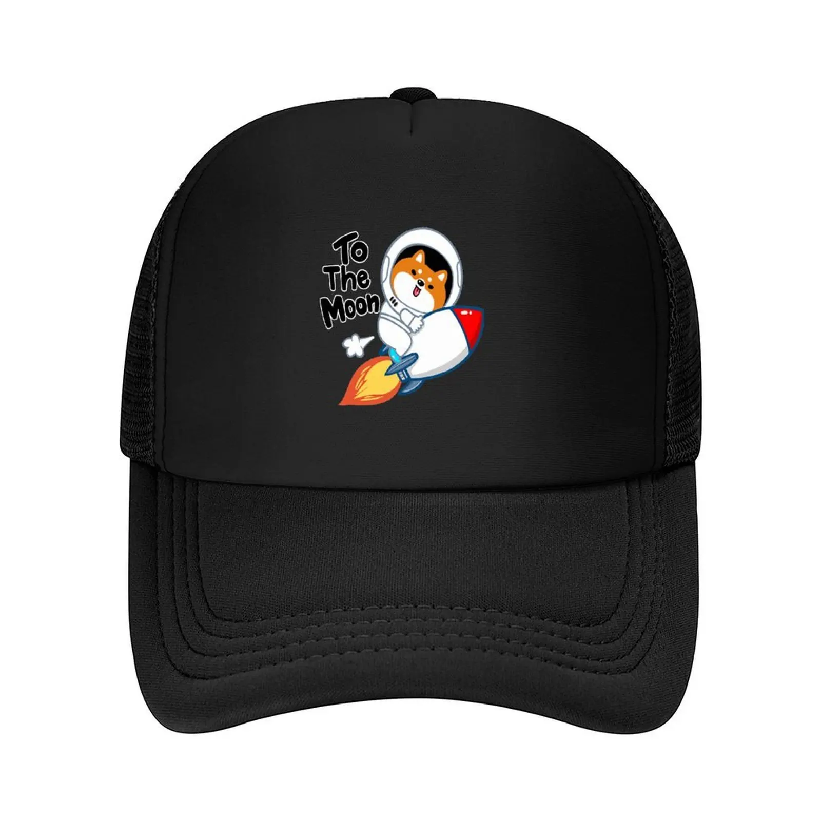 

Shiba Inu to the moon Baseball Cap fishing hat western Hat hard hat Horse For Women Men's