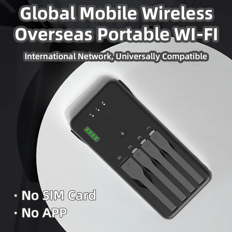 Universal Certification Global Travel 4G Portable  Wifi  Wireless Power Bank Mobile Router Share Power Banks Fast Charger