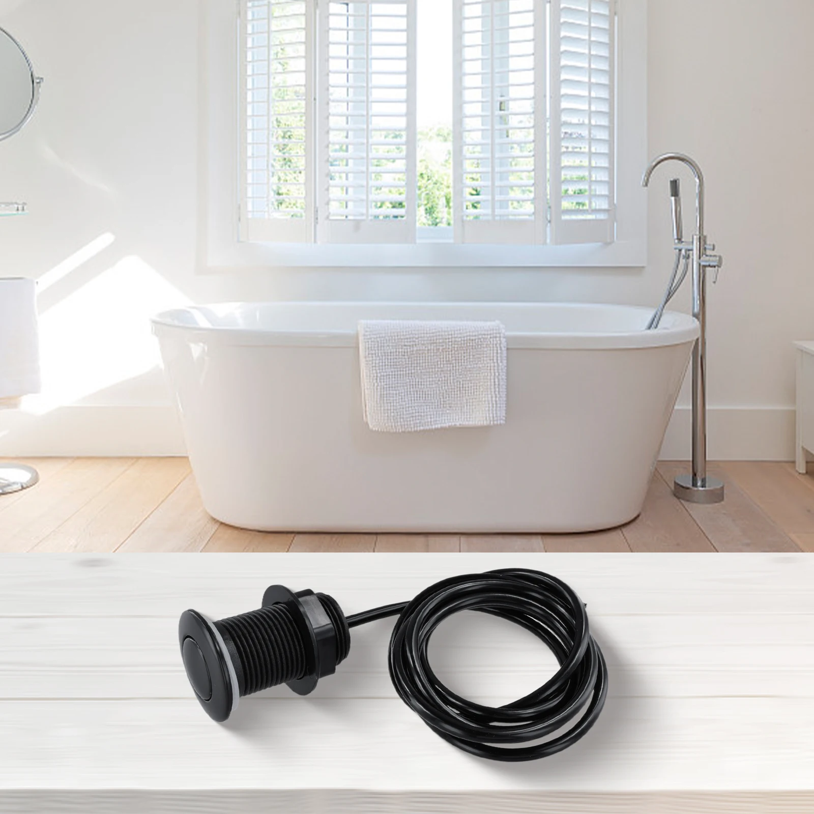 Clean Flexible Installation Air Switch Kit Push Button Existing Hole Drilled Flexible Installation Options Strainers