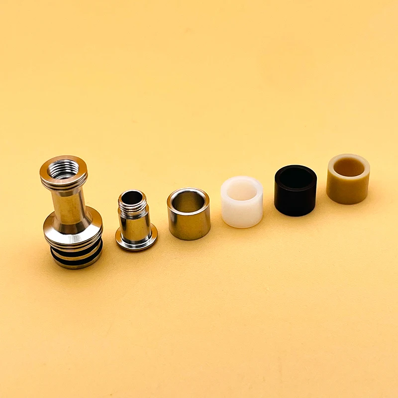 DSX 415 long mtl drip tip 510 threads 316ss pom peek mouthpiece for RDA RBA RTA tank atomizer vape accessory