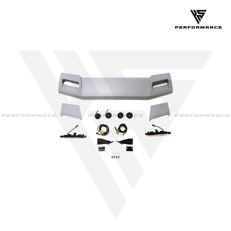 

4X4 Style PU Material Car Accessories Front Roof Spoiler Led For Mercedes Benz G-Class W463 G63 2008-2018 Tail Spoiler Wing