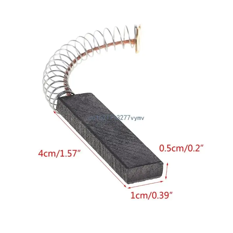 20 قطعة فرشاة كربون متينة محرك كهربائي عالمي فرشاة كربون بديلة للغسالة أداة كهربائية للآلة الكهربائية