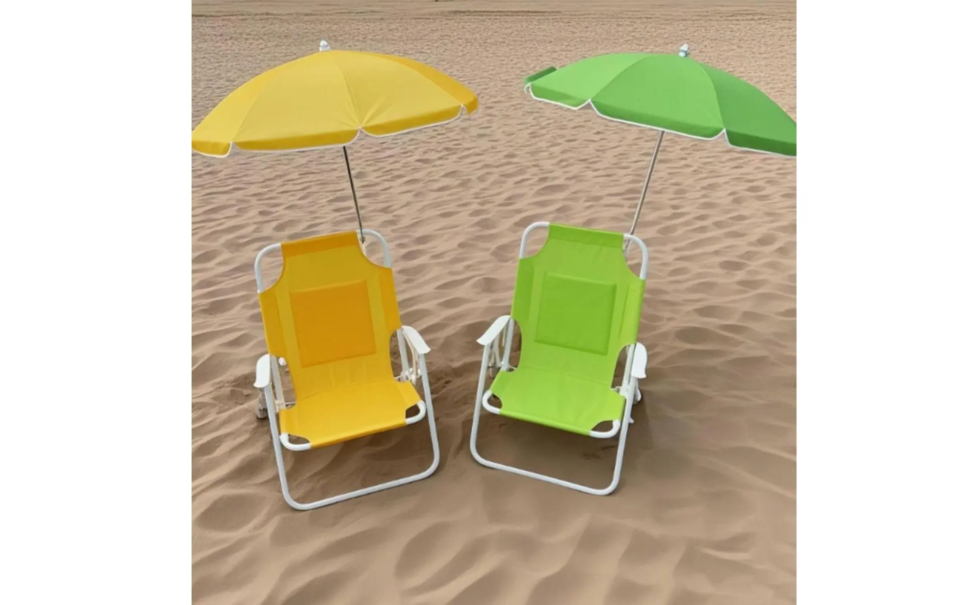Beach Chair with Umbrella Foldable Kids Beach Chair Sun Protection Lightweight for Party