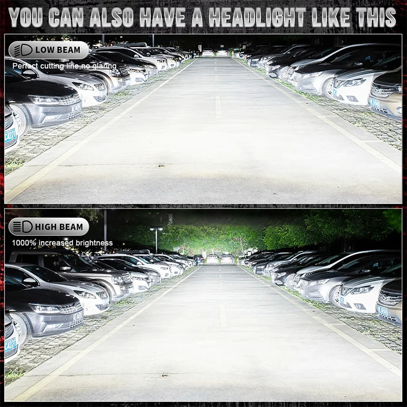 6600 واط 62000000LM H7 H4 H11 Led المصباح عالية الطاقة 9084 CSP Canbus H8 9005 HB3 9006 HB4 9012 HIR2 توربو مصباح سيارة Led المصابيح الأمامية #4