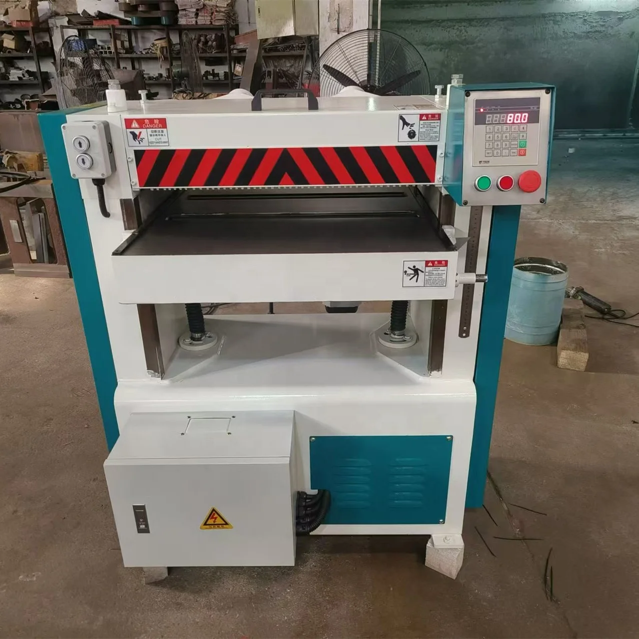 

830mm Digital Readout Woodworking Wood Jointer Planing Carpentry One Single Side Thicknesser Thickness Pressure Planer Machine