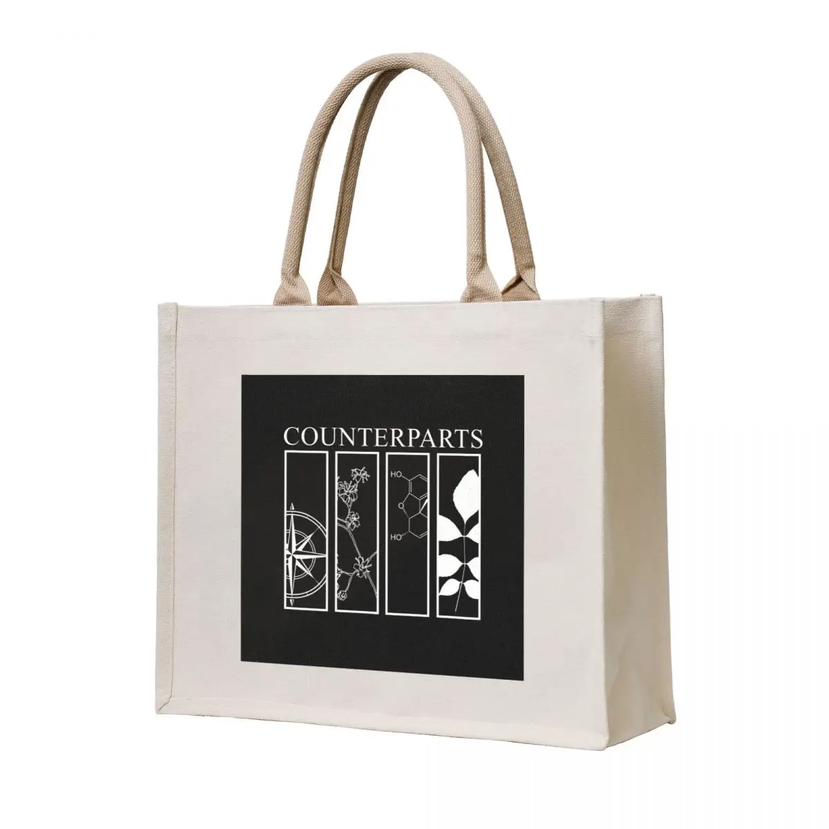 

Counterparts Tote Bag Women's beach bags Eco bag hand bags