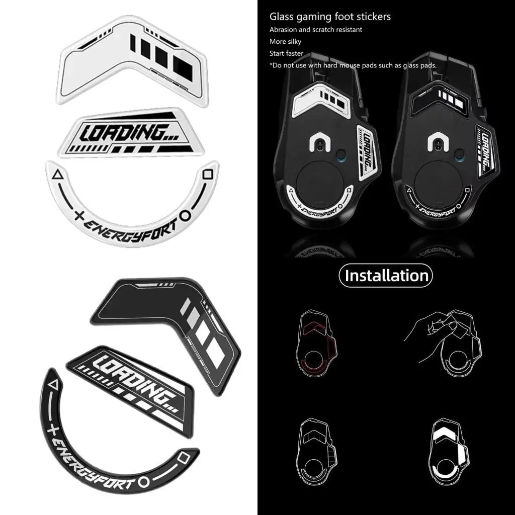 

96GE для G502 x LightSpeeds / G502 x плюс коньки мыши Стеклянные мыши.