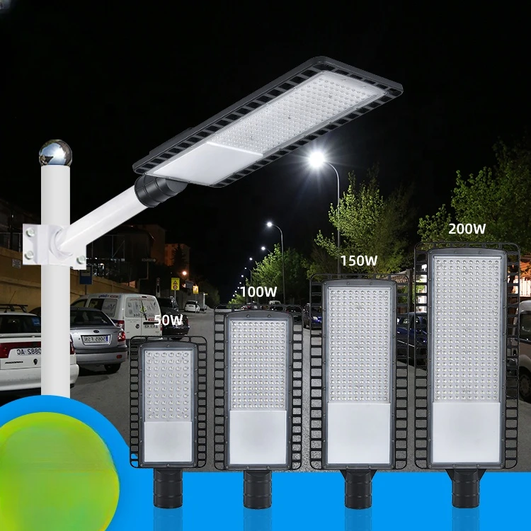 

Garden Road Lighting Outdoor Ip65 Waterproof Aluminum Smd StreetLight 50w 100w 150w 200w Led Street Light