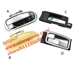 Interior /Exterior Door Handles For Geely CK Front Rear Left Right Inner/outer Door Handle knob Metal handle