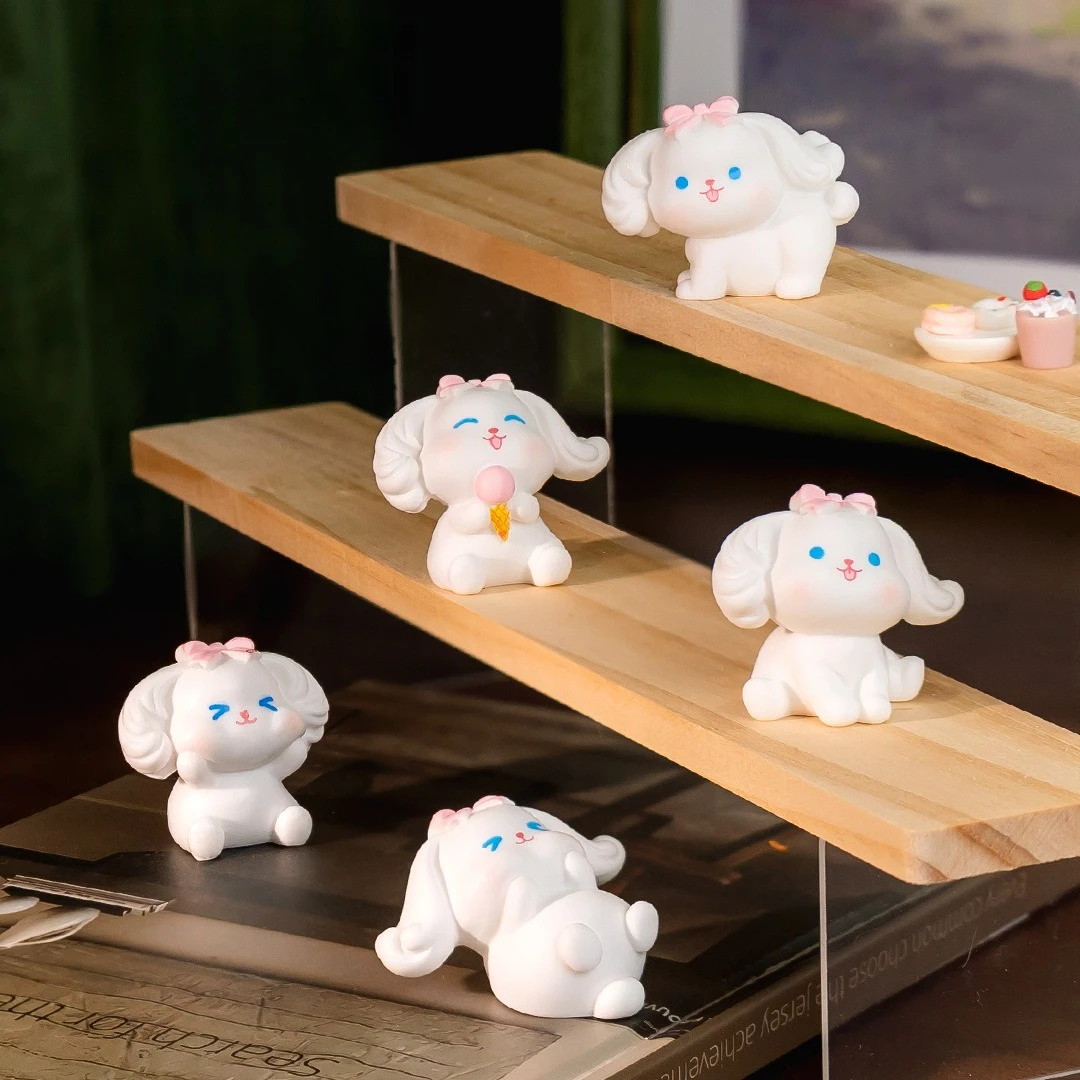 

Micro Landscape Creative Cute Bowknot Puppy Doll DIY Kawaii Decoration Accessories Mini Car Small Ornaments