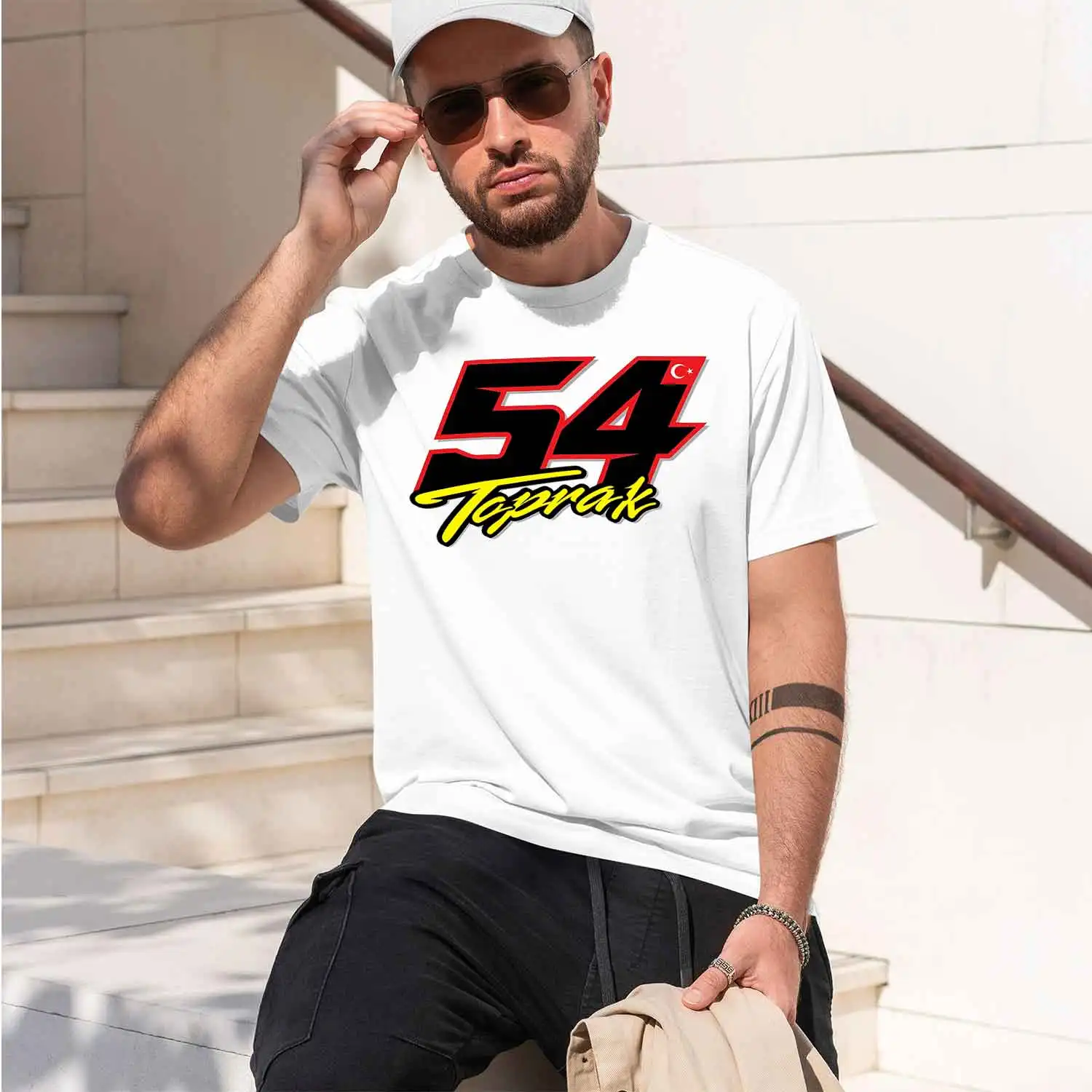 Toprak Razgatlioglu 54 2026 New Model Men’s Short-sleeve crewneck T-Shirt Classic Casual Multiple Colors and Sizes for Daily Wea
