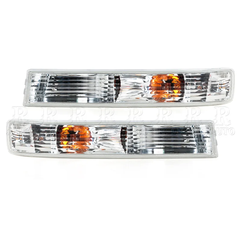 Voor Chevrolet Express Gmc Savana Van 2003-2014/2023 2 Stuks Auto Voorbumper Richtingaanwijzer Licht Lamp Mistlicht Gm2521188 Gm2520188