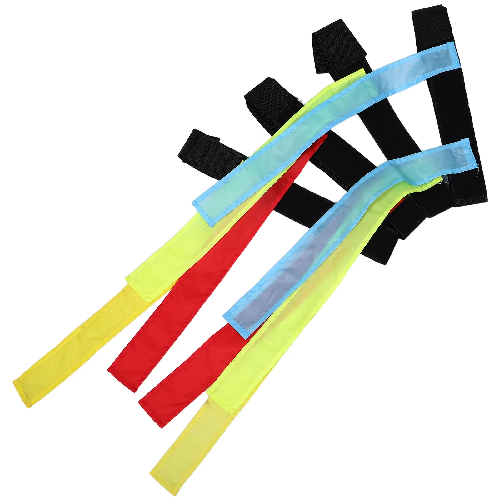 4 قطع من أحزمة كرة القدم بعلم الرجبي، أحزمة خصر كرة القدم خفيفة الوزن، فريق رياضي خارجي لتدريب الشباب