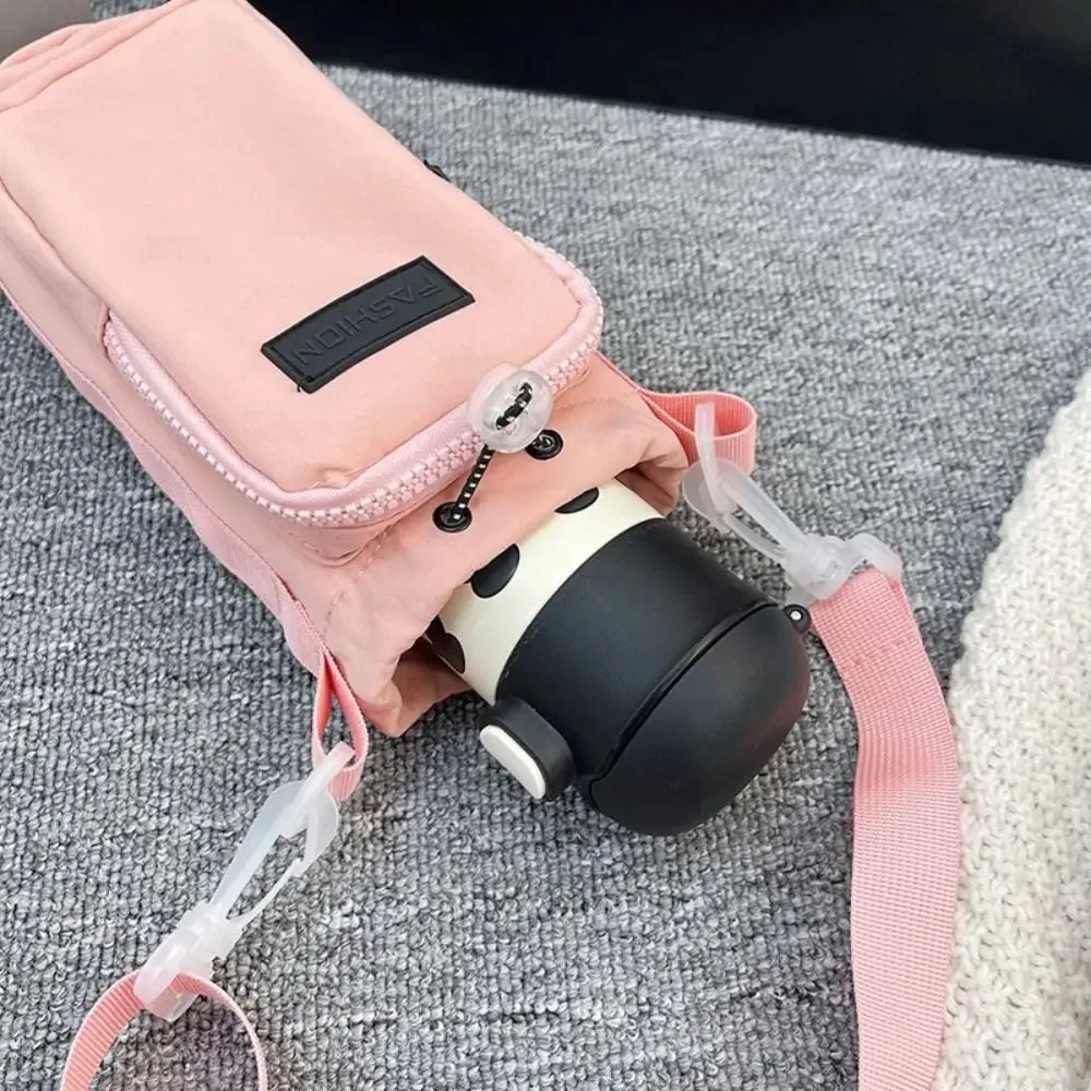 with Adjustable Shoulder Strap Water Bottle Bag Waterproof Durable Thermal Vacuum Mug Cup Sleeve Portable