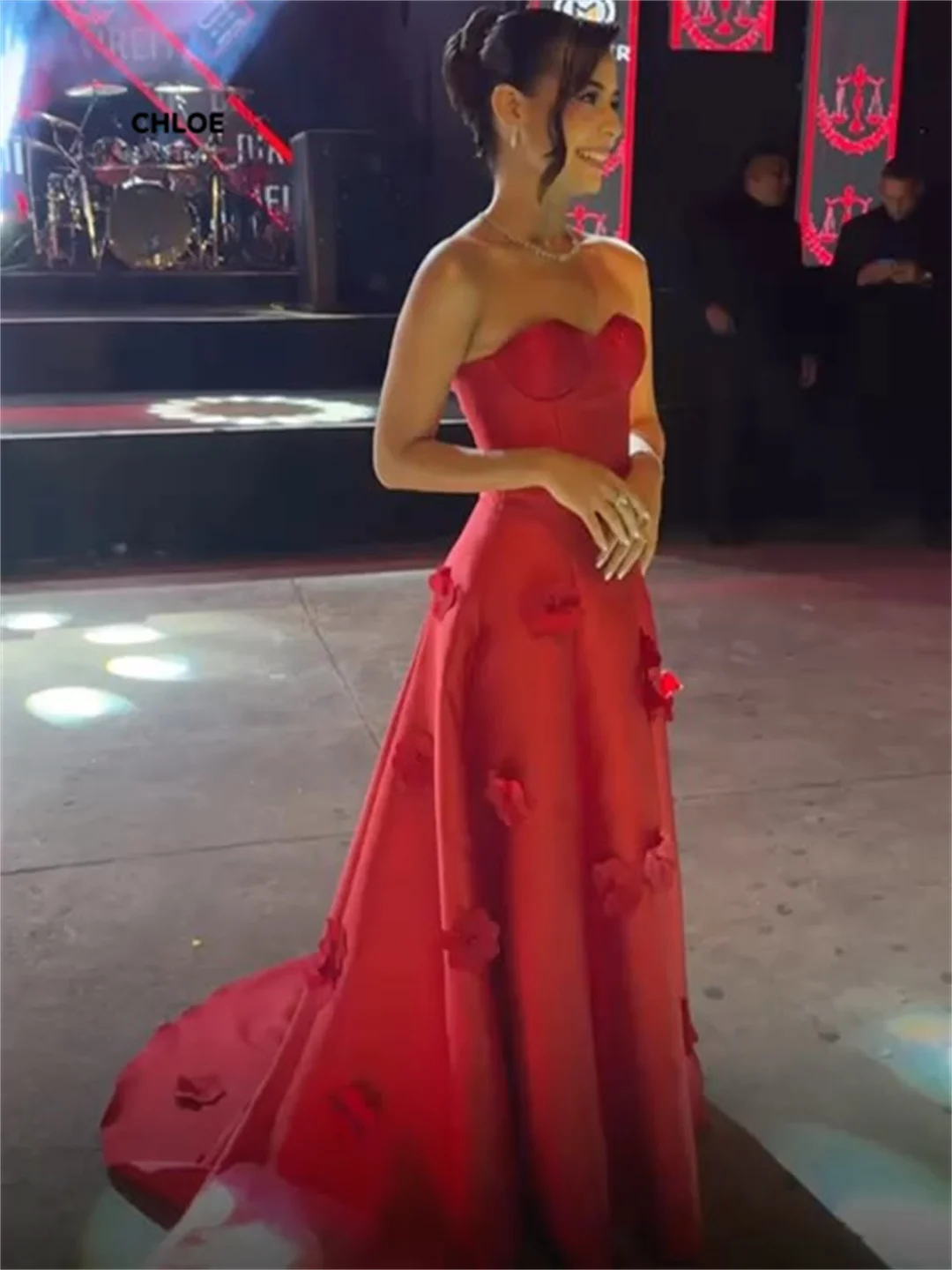 

Off-shoulder Dresses 2025 Luxury Evening Gowns Luxury Dress Customized: Line A Sleeveless Prom Clothes Robe De Cocktail Femme