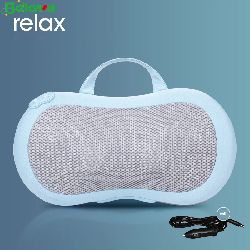 Home Use Shiatsu Body Massager Head Back Neck Rolling Kneading Massager Shiatsu Massage Pillow