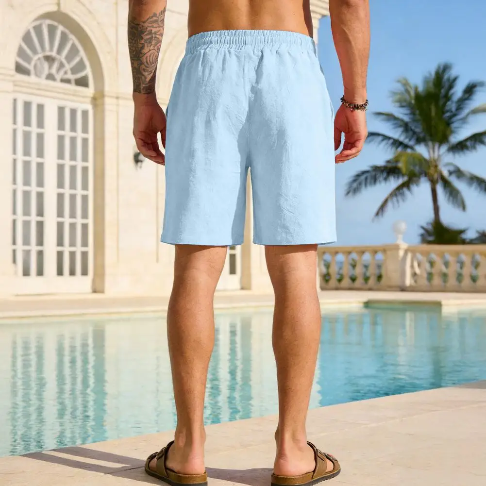 

Мужские хлопковые однотонные легкие спортивные шорты 2026 года, большие пляжные шорты для мужчин, для бега и спорта, укороченные, Homme