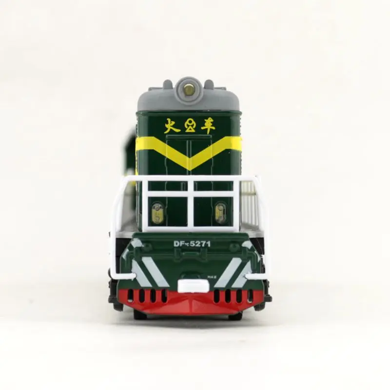 boys toy 1/87 Alloy Locomotive Pull Back Model Train Toy Sound Light Children Toys Car