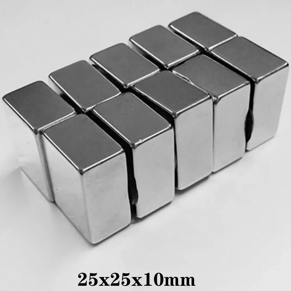 25x25x10mm  Quadrate Powerful Magnets 25mmX25mm Permanent Magnet 25x25x10mm block Strong Neodymium Magnetic 25*25*10