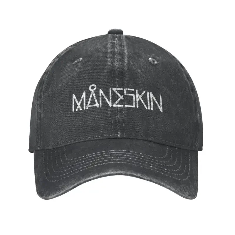 

Y2K Custom Cotton Maneskin Italy Band Rock Roll Baseball Cap Women Men Adjustable Dad Hat Streetwear