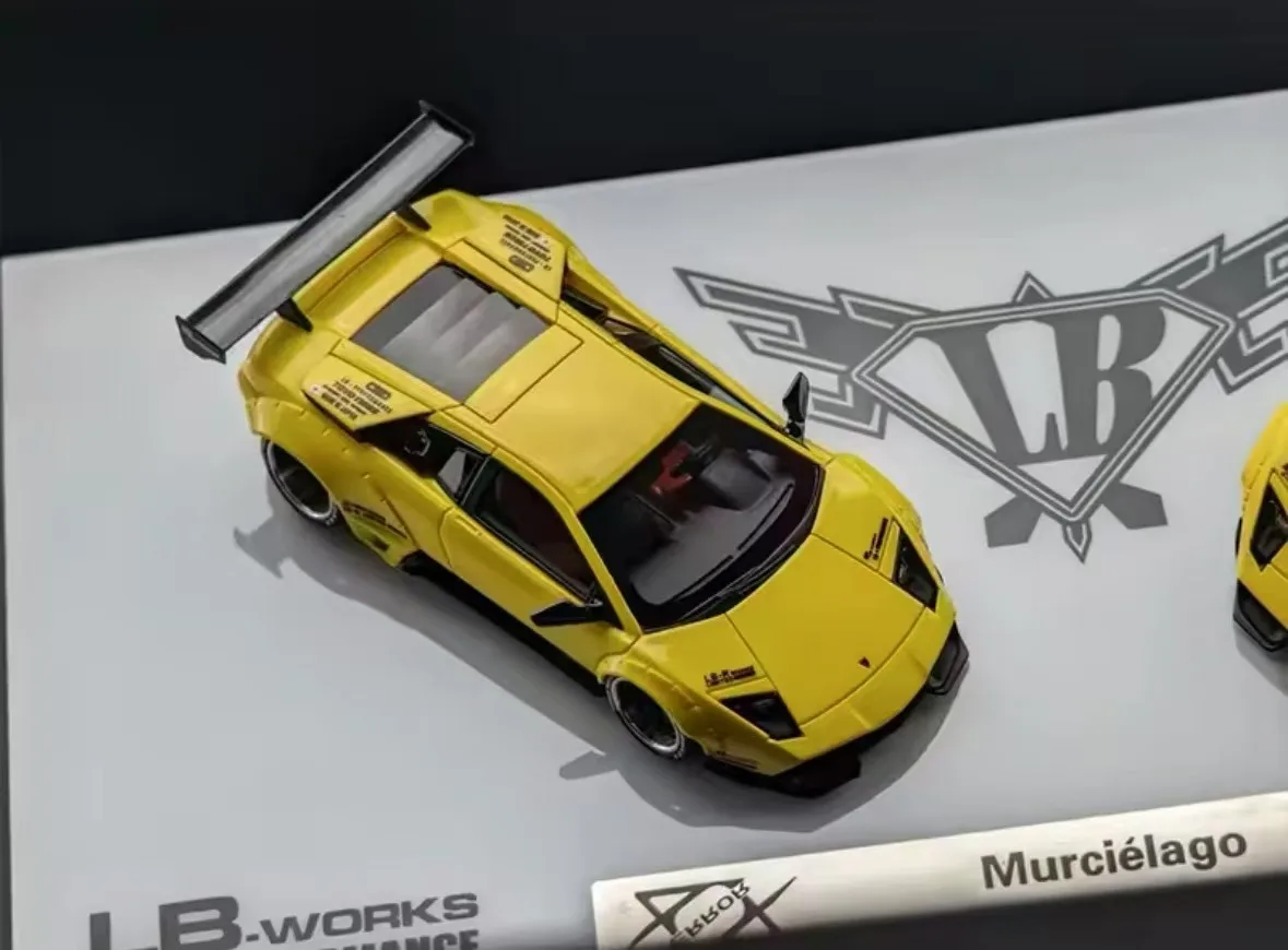 Error 404 1:64 Murcielago LP640 LBWK Double car matte yellow