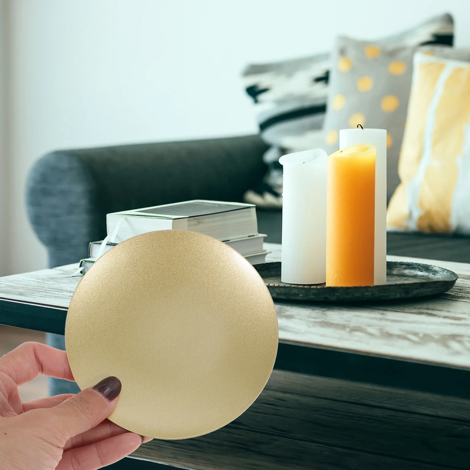 3 قطع من أطباق الفن الحديدية، قوية ومقاومة لدرجات الحرارة العالية، ديكور منزلي أنيق مثالي لغرفة المعيشة وغرفة النوم وطاولة الطعام #2