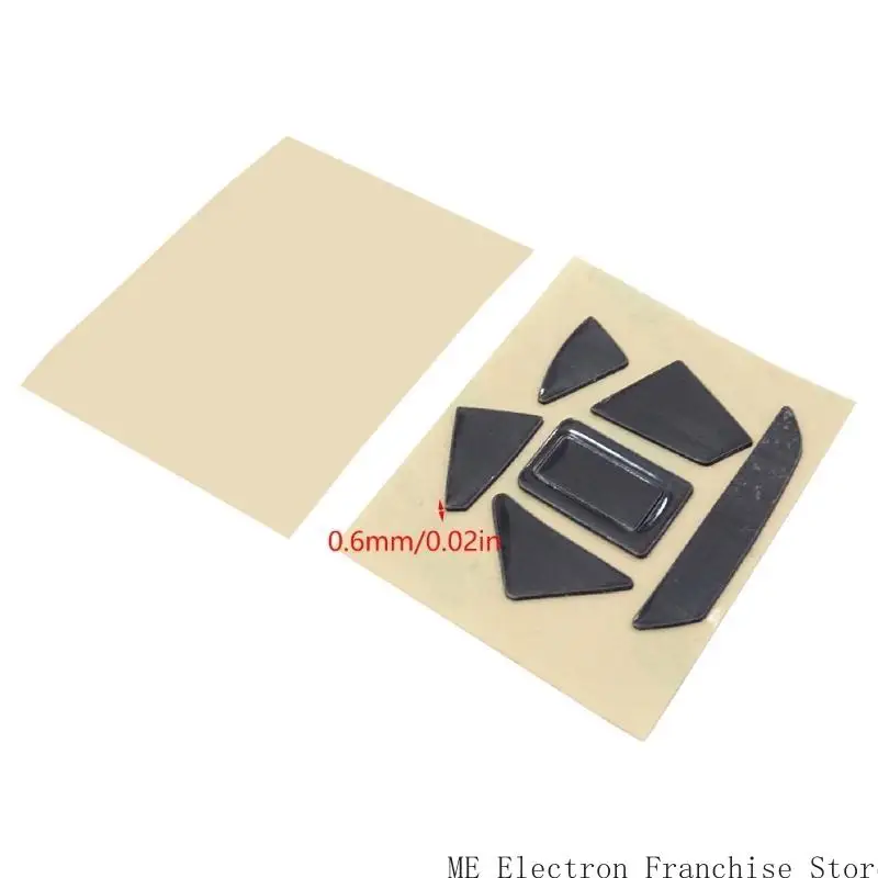 T5EAマウスフィートパッドカーブエッジマウスステッカーバジリスク究極のマウスグライド