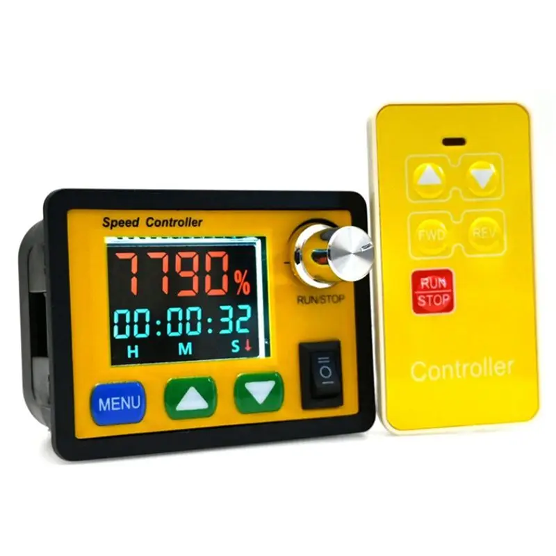 

ABWZ-Регулятор скорости двигателя постоянного тока с регулировкой вперед/назад 0-100%, 6-55В, 20А, ШИМ, 12В 24В 48В, с дистанционным управлением