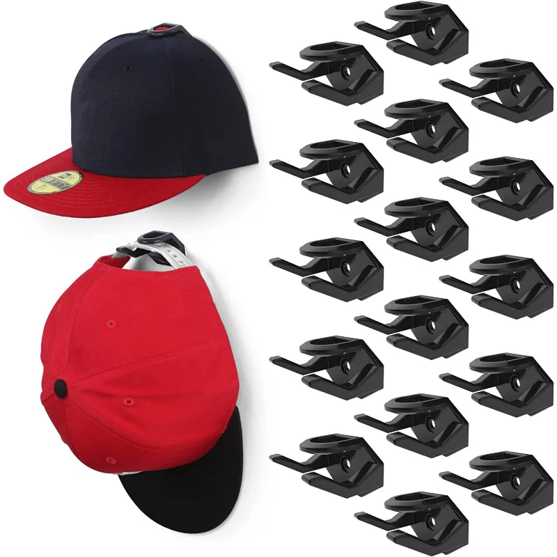 

5/8pcs Adhesive Hat Racks for Wall-Minimalist Baseball Caps Hooks Organizer Design Cap Capers Holder Wall Mount for Closet/Door