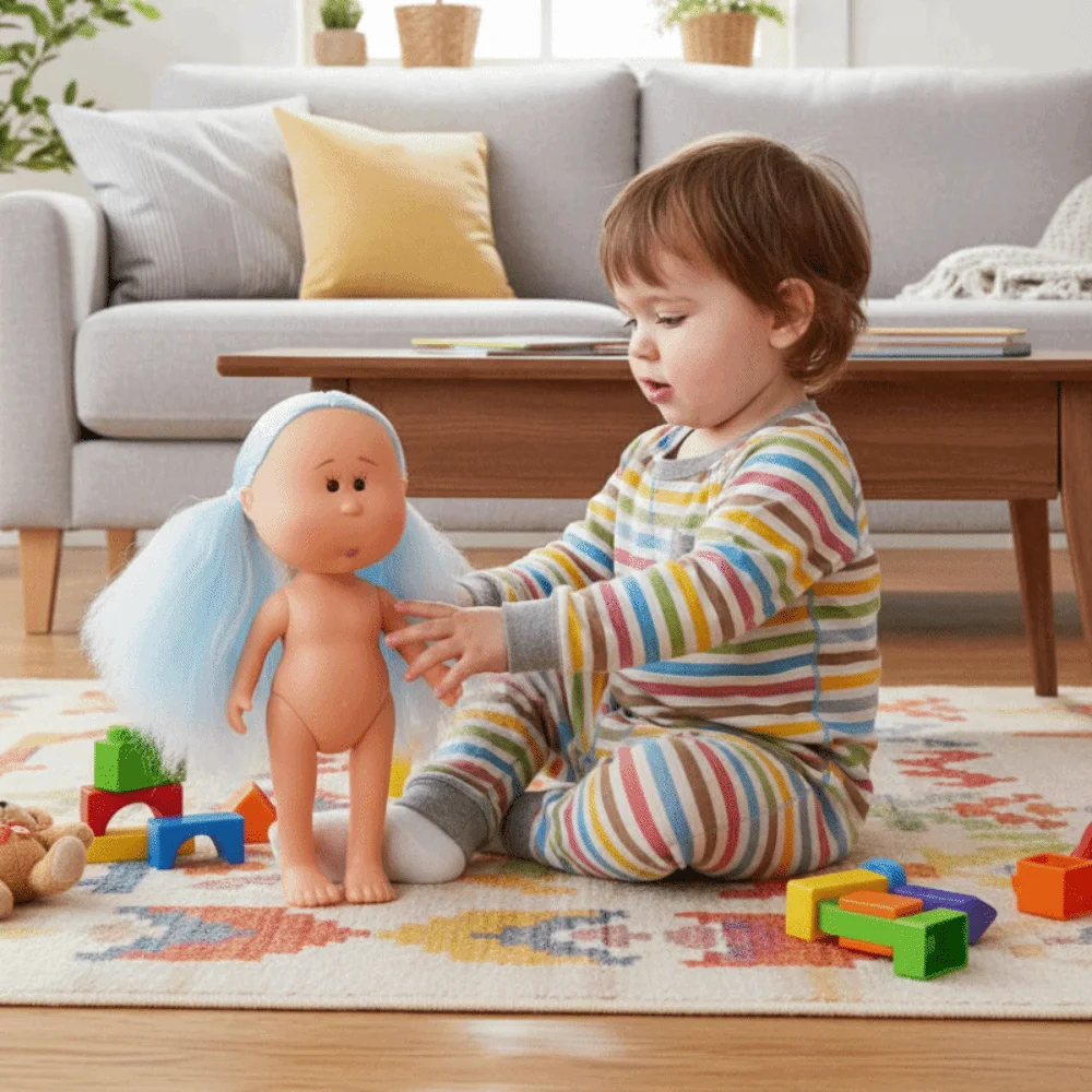 

Модная фигурка с кудрявыми волосами, 24 см, с виниловыми глазами, темнокожая, для переодевания, Мия Потату, подвижное тело, 24 см, для самостоятельной сборки