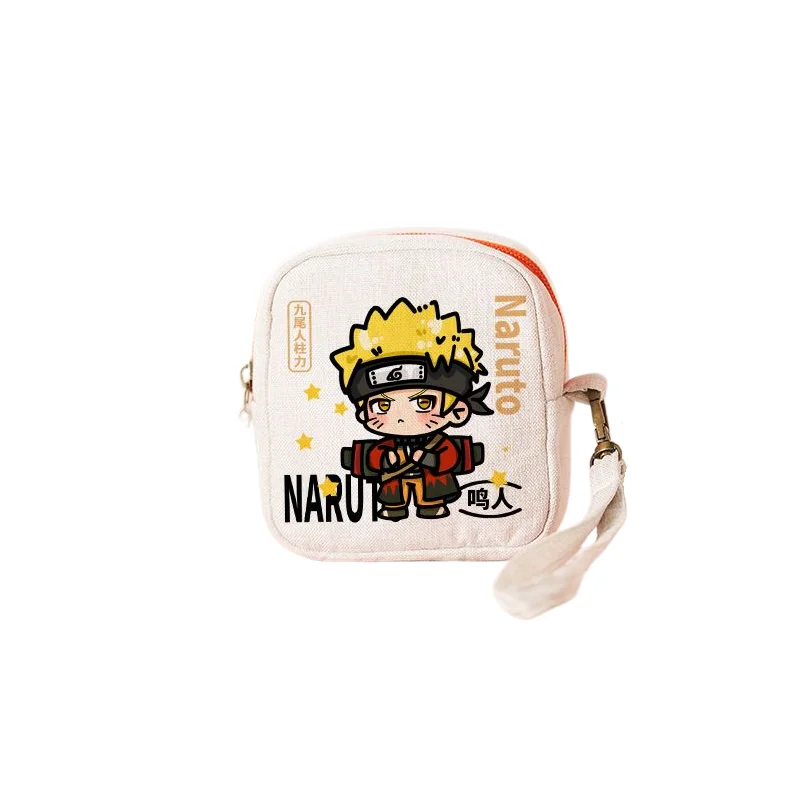 Neue NARUTO Uzumaki Naruto Uchiha Sasuke Uchiha Itachi Münzbörse Kreative Allzweck-Umhängetasche für Studenten und Schlüssel – Detail 5