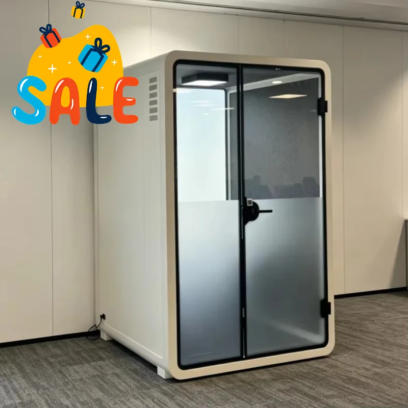 Modern Noise Isolation Cabin Customized Soundproof Acoustic Booth Private Office Pod for Remote Work Recording Studio