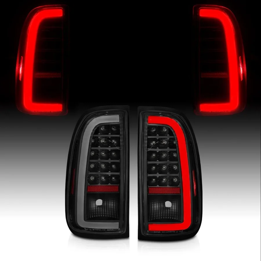 

Для 2000-2006 Tundra Standard Access Cab CType светодиодная трубка дымчато-черные сменные стоп-сигналы пара для пассажиров и водителей Sid