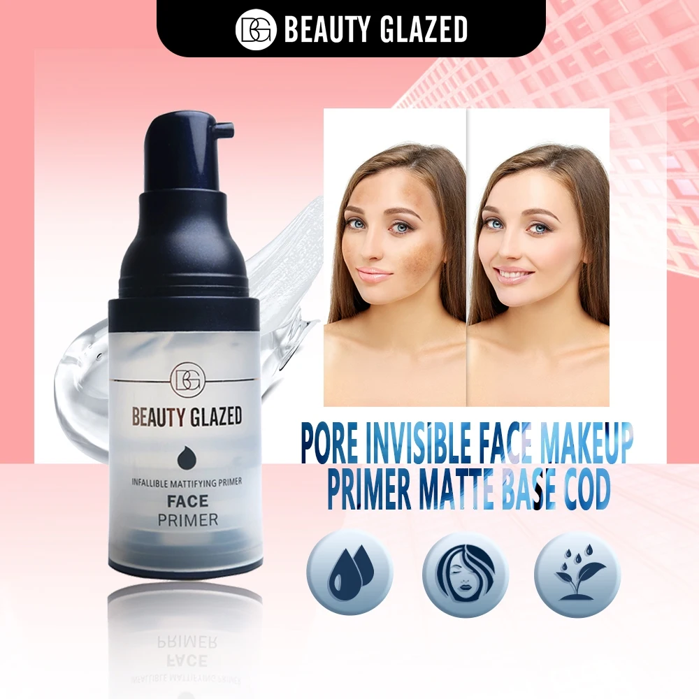 ความงามเคลือบรูขุมขนที่มองไม่เห็นยาวนานแต่งหน้า Primer Matte Base Face Primer Moisturizer