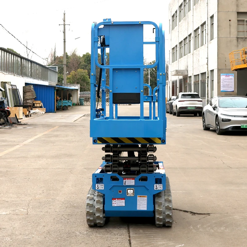 Factory Wholesale 6m 8m Rough Terrain Mid Rise Mobile Portable Electric Table Car Hydraulic Scissor Lift For Sale
