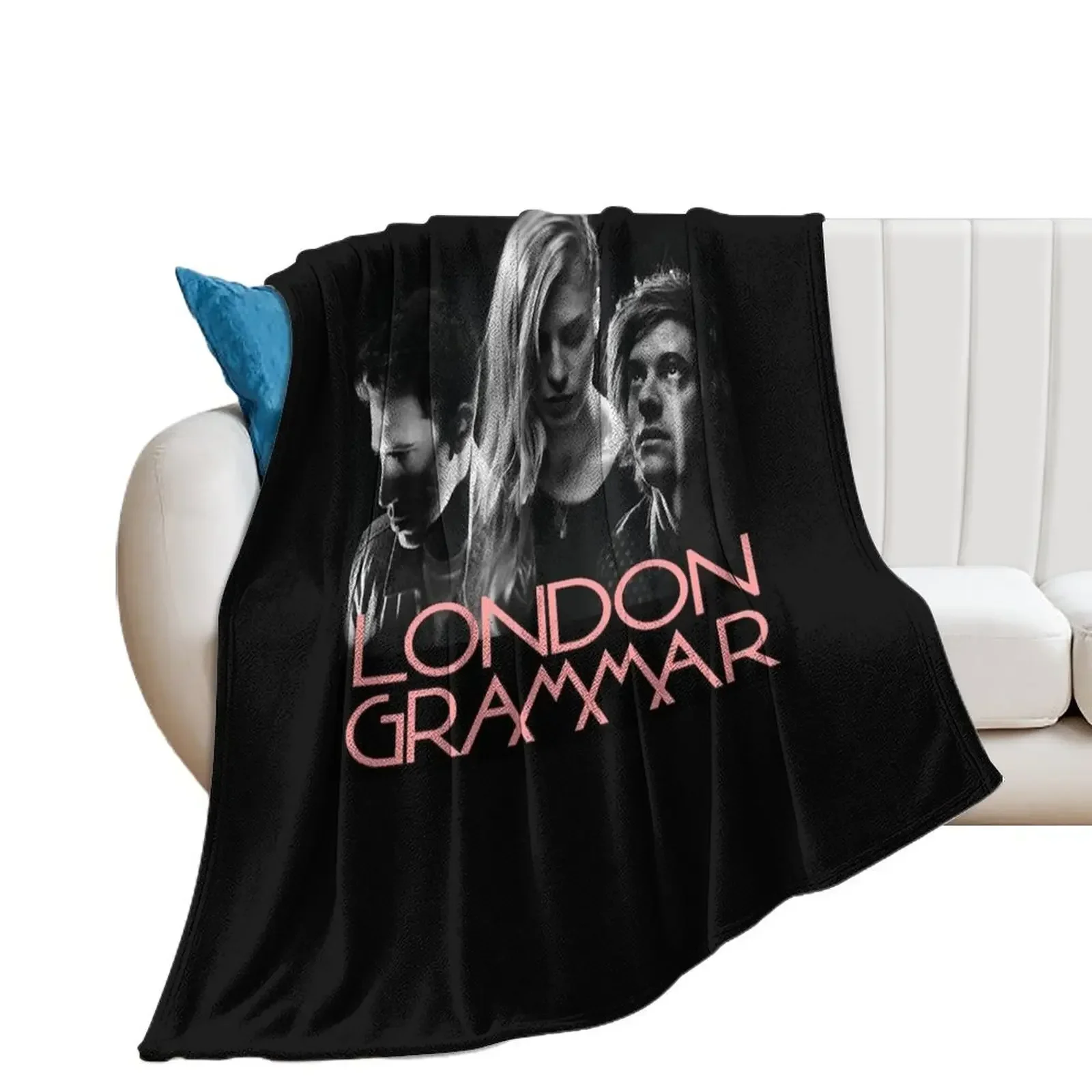 London Grammar Band Logo Singer Music Classic T-Shirt.png Throw Blanket Plaid Luxury Throw Blankets