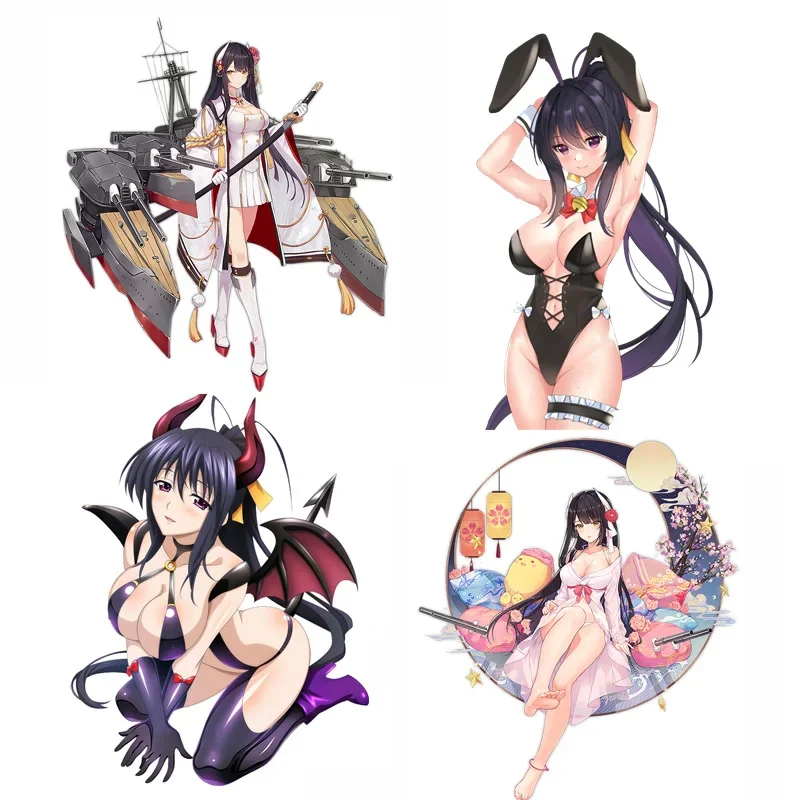 

Сексуальная аниме-стикер для девочек, школьные наклейки Dxd, Azur Lane, настенная наклейка, ПВХ, декоративная, водонепроницаемая, для мотоцикла