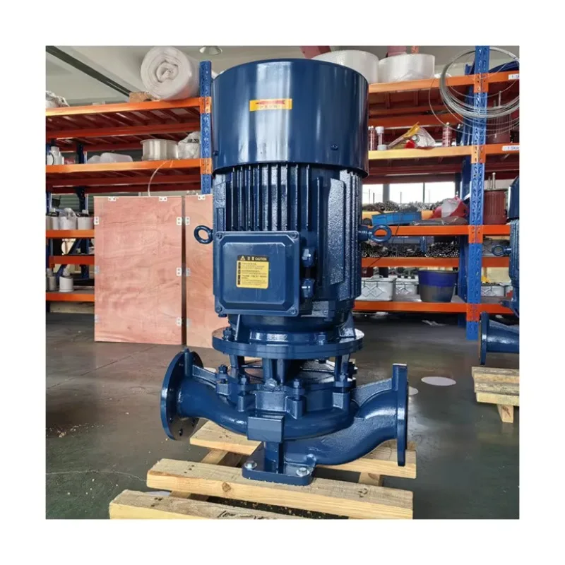 Pipeline Centrifugal Pump Circulating Cold Hot Water Single Stage Suction Inline Pump