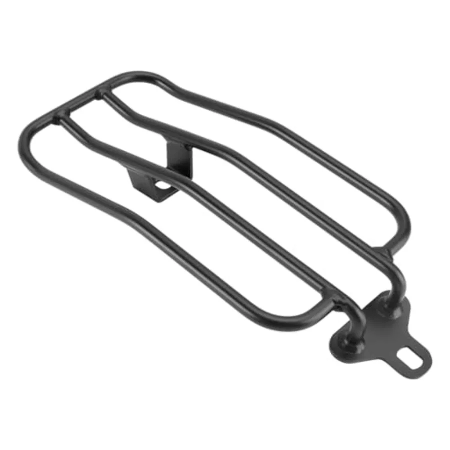 

Black Rear Solo Rack Luggage Carrier for Enhanced Motorcycle Storage Solution on Kawasaki Eliminator 500 20242025 Models Durabl