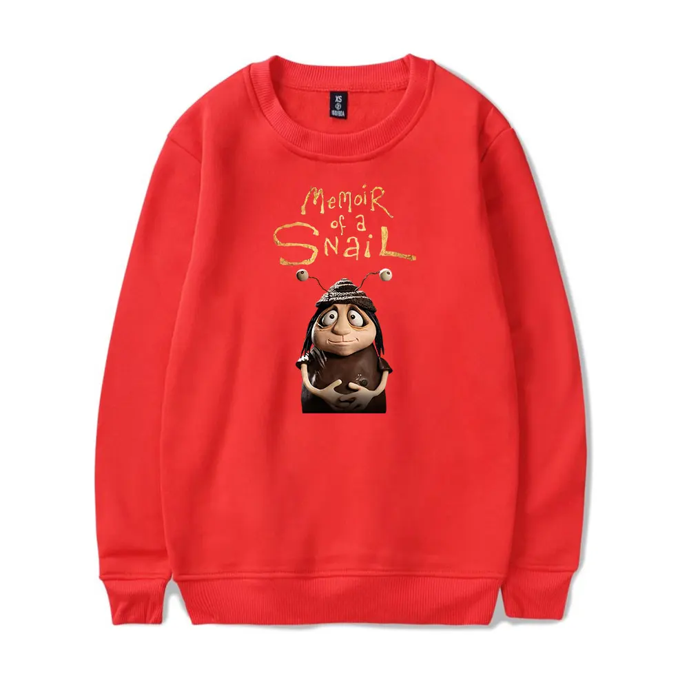 مذكرات سويت شيرت Snail MerchSweatshirt كاجوال بياقة دائرية وأكمام طويلة ملابس الشارع #6